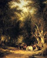 William Shayer, Snr - In The New Forest